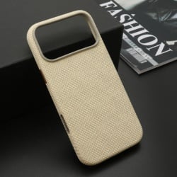 Futrola woven touch magsafe za iphone 17 pro max (6.9) krem ( F125374 )