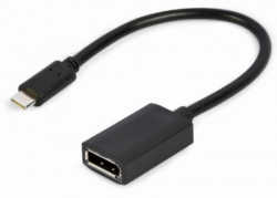 Gembird A-CM-DPF-02 USB type-C to DisplayPort adapter cable, 4K, 15 cm, black - Img 3