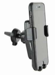 Gembird ACT-TA-CHAV-WC10 drzac mobilnog telefona za auto za ventilacioni otvor + bezicni QI punjac - Img 2