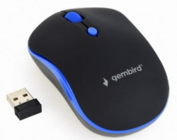 Gembird bezicni mis 2,4GHz opticki USB 800-1600Dpi black/blue 103mm MUSW-4B-03-B - Img 1