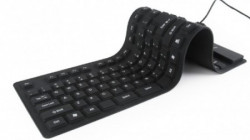 Gembird fleksibilna tastatura US layot USB+microUSB OTF adapter KB-109F-B - Img 3