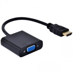 Gembird HDMI to VGA with audio Black Adapter