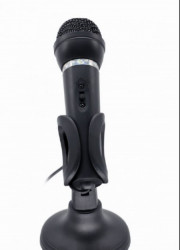 Gembird kondenzatorski mikrofon sa stalkom 3,5mm, black MIC-D-04 - Img 3