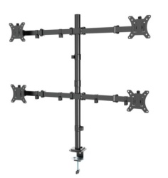 Gembird  MA-D4-01 Podesivi stoni drzac za monitor sa cetri ruke,tilt,rotacija,okretanje,13-32 max10kg-3