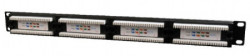 Gembird NPP-C524CM-001 Cat.5E 24 port patch panel with rear cable management - Img 3