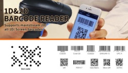 Gembird pos-bs3208 gmb 2d Hi Performance  CMOS barcode scanner, wired USB-1