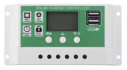 Gembird SOL-CONTROL30A green output solar panel PV regulator solar charge controller 30A/20A/10A 12V/24V