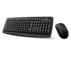 Genius Smart KM-8100 wireless USB US crna tastatura + miš - Img 1