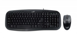 Genius smart tastatura + miš KM-200, BLK,USB,SER