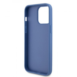 Gues maska za iPhone 15 pro max leather 4G triangle strass blue ( GUHCP15XP4TDPB ) - Img 3