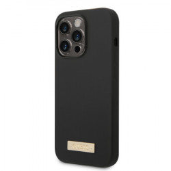 Guess futrola za iPhone 14 pro max LIQ. silicone logo plate black MagSafe ( GUHMP14XSBPLK ) - Img 2