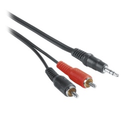 Hama audio kabl 3.5mm (muški) na 2x činč (muški), 5.0m ( 205107 )