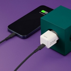 Hama brzi mini kucni punjac USB-C, PD, 20W beli-2