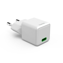 Hama brzi mini kucni punjac USB-C, PD, 20W beli-12