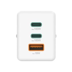 Hama brzi punjac, gan, 2x usb-c pd, 1x usb-a, 100w      beli ( 201997 )-3