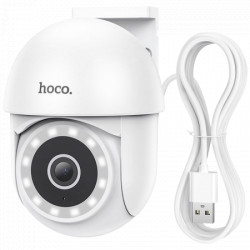 Hoco d2 outdoor ptz full hd bežIčna spoljnja kamera ip, 3mp, do 128 gb kartica - Img 1