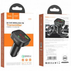 Hoco FM transmiter, punjač za auto, BT v5.0, 2 x USB - E59 Promise - Img 2