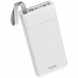 Hoco j73 powerful, white power bank 30000mah, micro-usb / tipe-c ulaz, lampa  - Img 4