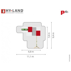 Hy-Land EN 1176 javno igralište Jungle Gym - Projekat 6 sa ljuljaškama - Img 2