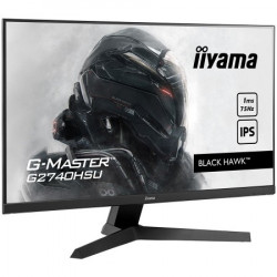 Iiyama 27" ETE IPS-panel gaming, g-master black hawk, FreeSync, 1920x1080@75Hz, 250cdm˛, HDMI, DisplayPort, 1ms (MPRT), speakers, USB-HUB ( - Img 3