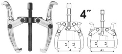 Ingco radapciger dva kraka 4" ( HGP08024 )