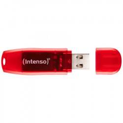 Intenso USB flash drive 128 GB Hi-Speed USB 2.0, rainbow line, red - USB2.0-128GB/rainbow - Img 4