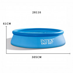 Intex Easy Pool okrugli bazen za dvorište na naduvavanje 305x61cm ( 28116 ) - Img 4