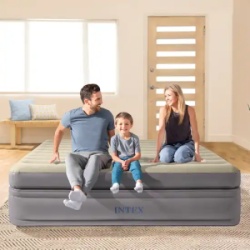Intex queen comfort elevated airbed w/ fiber-tech rp 152x203x51cm ( 64164ND )-1