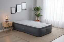 Intex twin comfort Vazdušni krevet sa ugradjenom pumpom 99cm x 1.91m x 33cm Fiber Tehnologija ( 67766ND )