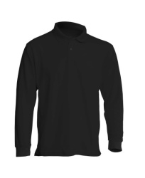 Jhk muška polo majica dugih rukava, crna veličina xl ( pora210lsbkxl )