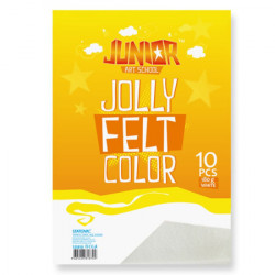 Jolly Color Felt, fini filc, bela, A4, 10K ( 135010 ) - Img 1