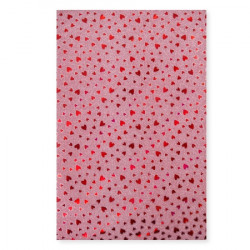 Jolly Sticky Glitter Paper, papir samolepljiv, srca, crvena, A4, 10K ( 136047 ) - Img 3
