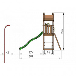 Jungle Gym - Jungle Totem toranj sa toboganom - Img 3