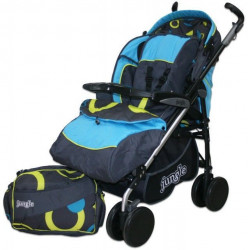 Jungle Teddy Dečija kolica sa torbom za mamu - plava ( 012109 )