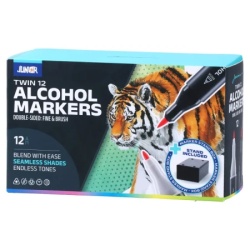 Junior twin 12 alkoholni marker dupli vrh miks 12k ( 140026 )