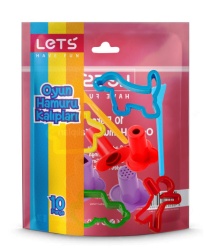 Kalupi za modelovanje , 4 velikh , lopatica , nozi lets 7-l8417 ( 67044 )
