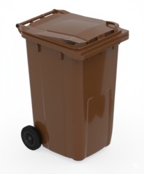 Kanta za smeće 240 litara Optima - Braon