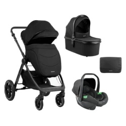 Kikka Boo Kolica Ava 3in1 set sa I-SIZE autosedištem i tvrdom korpom Black ( KKB13065 )-1