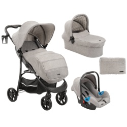 Kikka Boo Kolica Selina premium 3in1 set sa I-SIZE autosedištem i tvrdom korpom Light Grey ( KKB11258 )