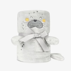 Kikkaboo bebi ćebence sa 3d vezom 75x100 seally me ( kkb22169 )