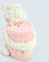 KikkaBoo dekorativni plišani jastuk igračka u obliku životinje Hippo Dreams ( KKB10284 )