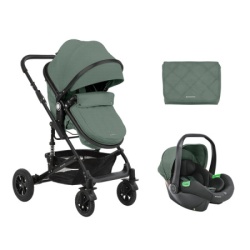 KikkaBoo Kolica Amaia Mint premium set 2in1 sa autosedištem I-Size ( KKB11246 SET )-1