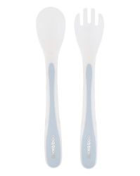KikkaBoo set kašičica i viljuška PP blue ( KKB40101 )