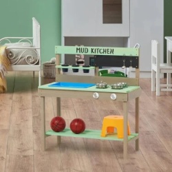 Kinder home dečija drvena kuhinja plava ( 2424 )-10