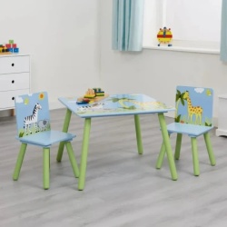 Kinder home dečiji sto sa stolicama za crtanje igru jelo Savana ( TF-5001 )