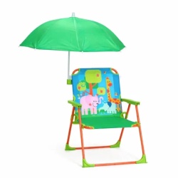 Kinder Home Sklopiva dečija stolica sa suncobranom tofi – za plažu, baštu i kampovanje ( 86125U )-11