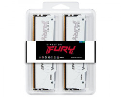 Kingston DIMM DDR5 32GB (2x16GB kit) 6000MT/s KF560C36BWEA-32 FURY Beast RGB White EXPO - Img 3