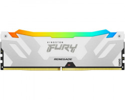 Kingston DIMM DDR5 32GB 6400MT/s KF564C32RWA-32 fury renegade white RGB XMP memorija