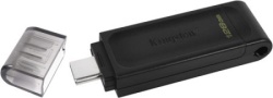 Kingston USB flas drive 128GB USB 3.2 DataTraveler 70 black DT70/128