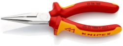 Knipex klešta špic prava sa bočnim sečenjem 1000V VDE 160mm ( 25 06 160 )
